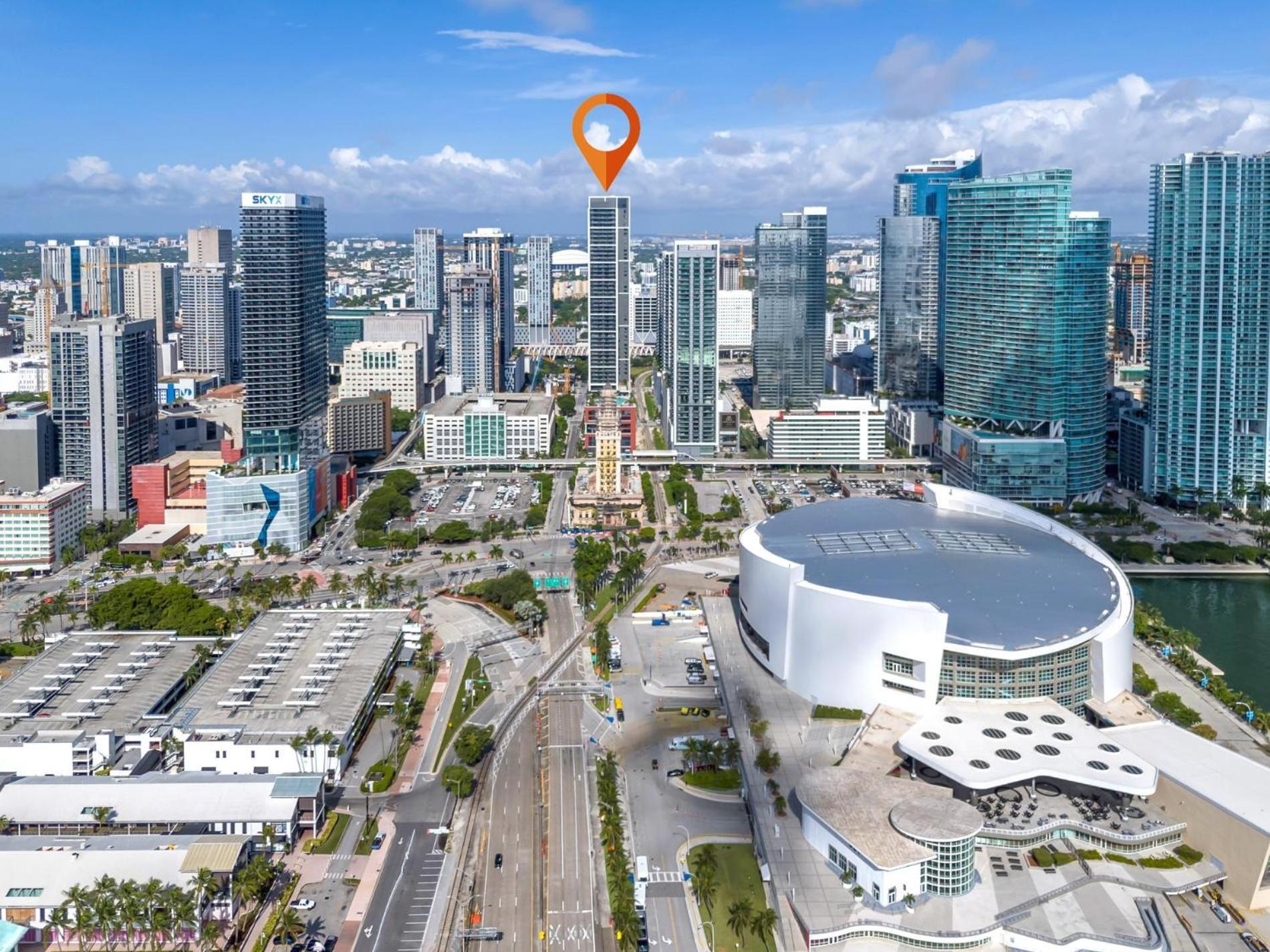 Modern 1Br Apartment With Breathtaking Views Heart Of Downtown Miami Kültér fotó