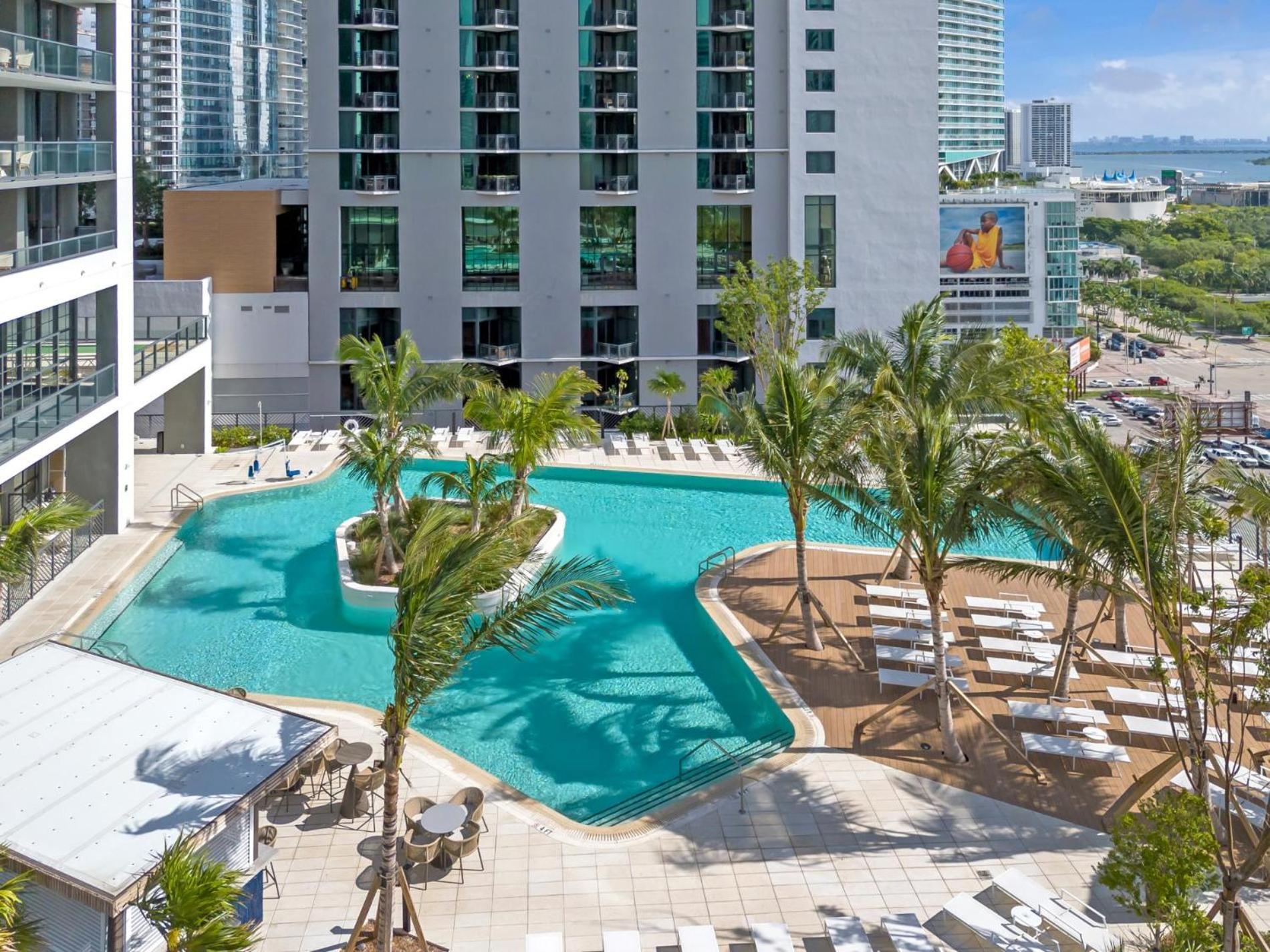 Modern 1Br Apartment With Breathtaking Views Heart Of Downtown Miami Kültér fotó