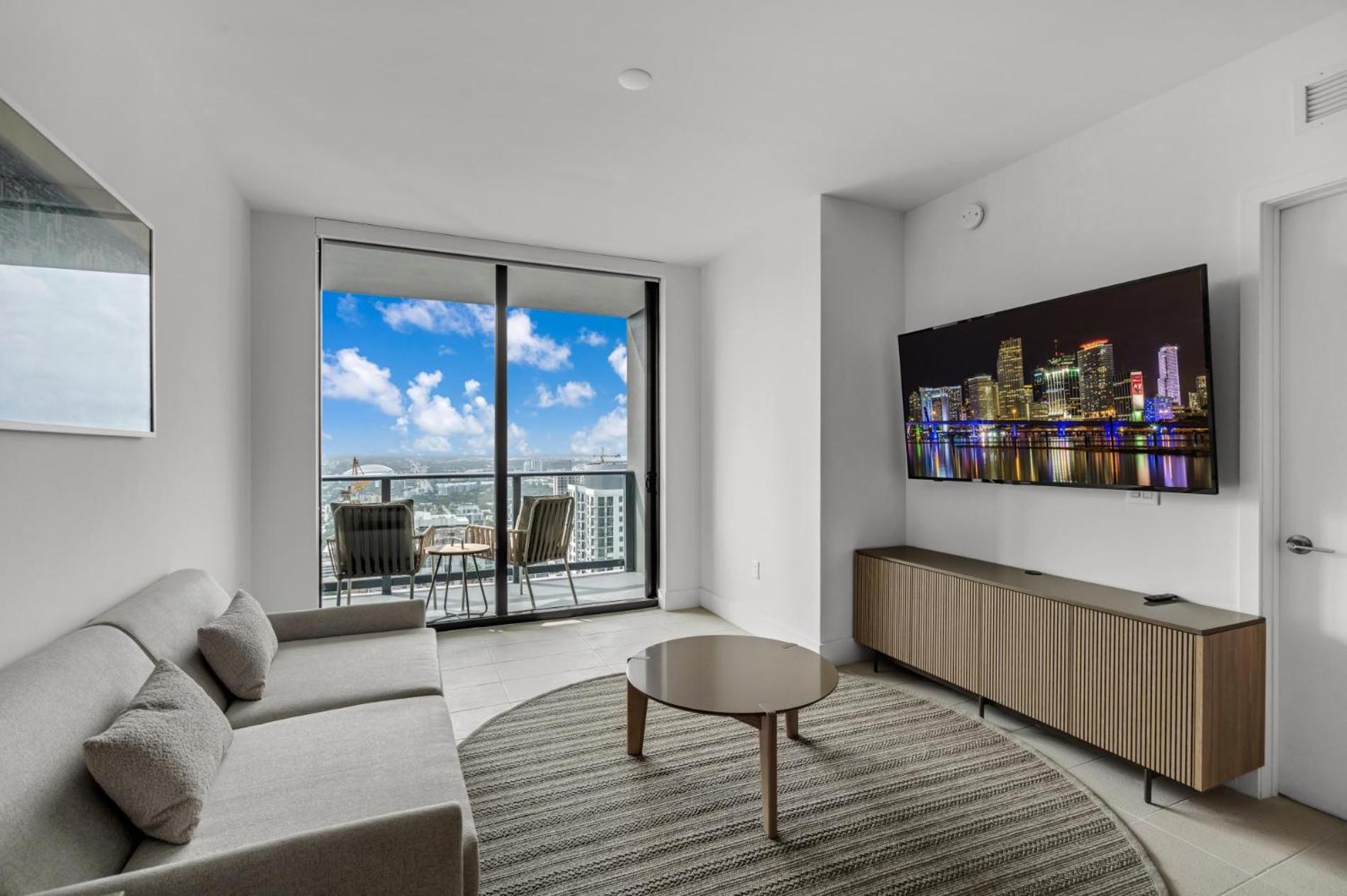 Modern 1Br Apartment With Breathtaking Views Heart Of Downtown Miami Kültér fotó